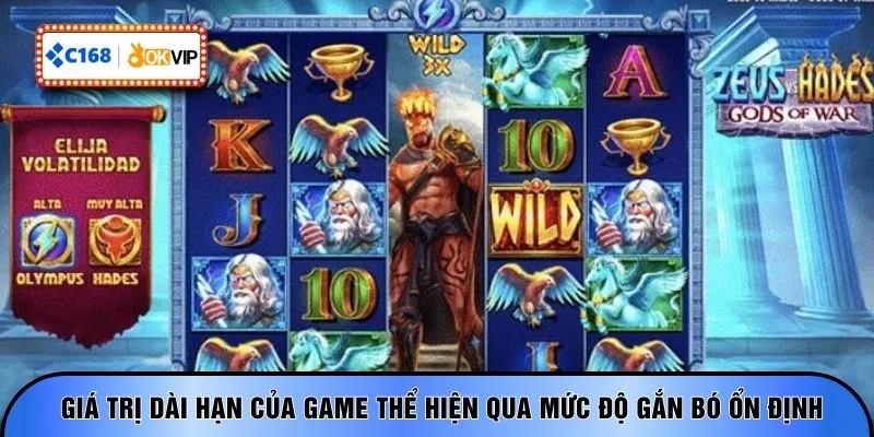 Giá trị dài hạn của game thể hiện qua mức độ gắn bó ổn định